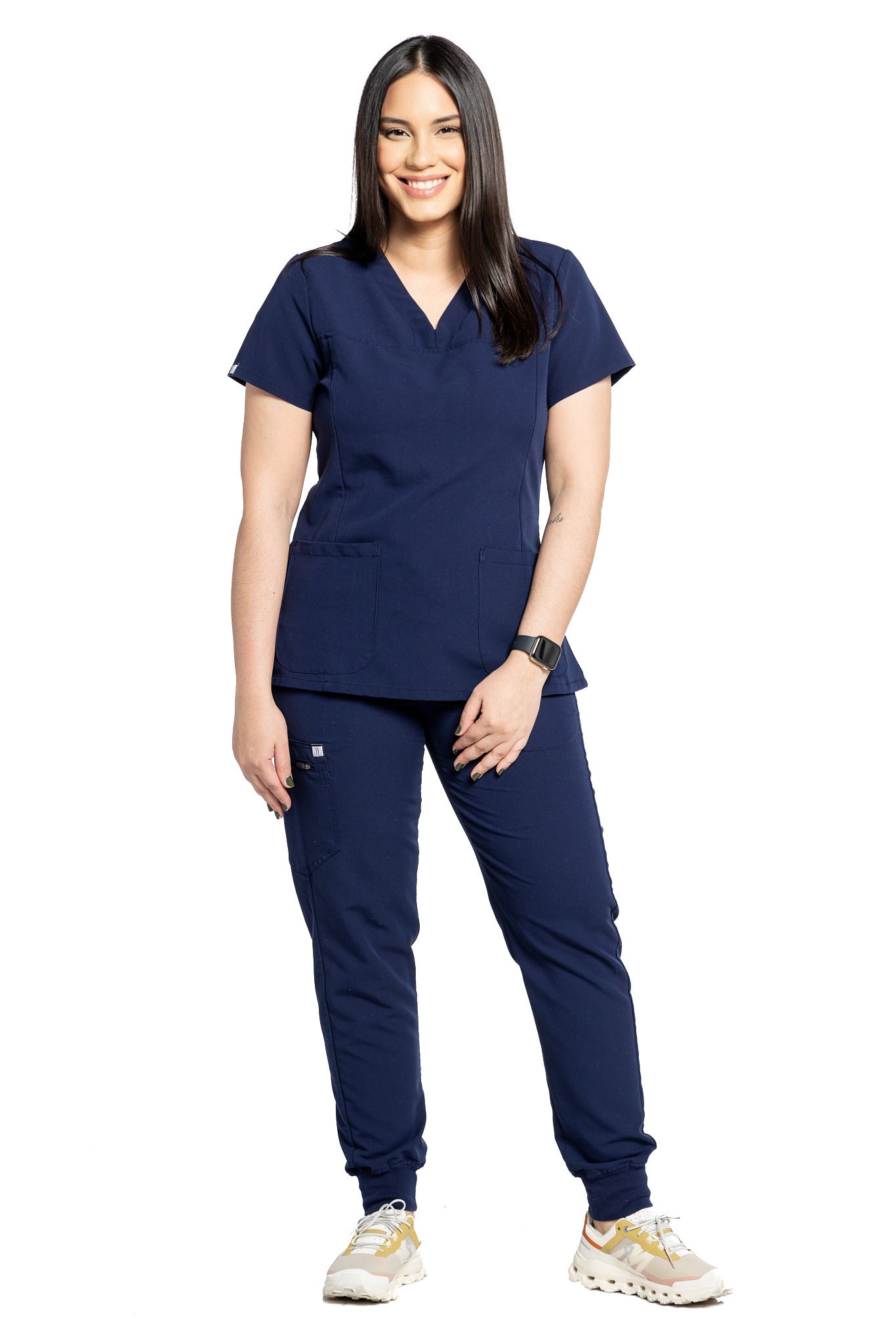 Navy Blue Classic V-Neck