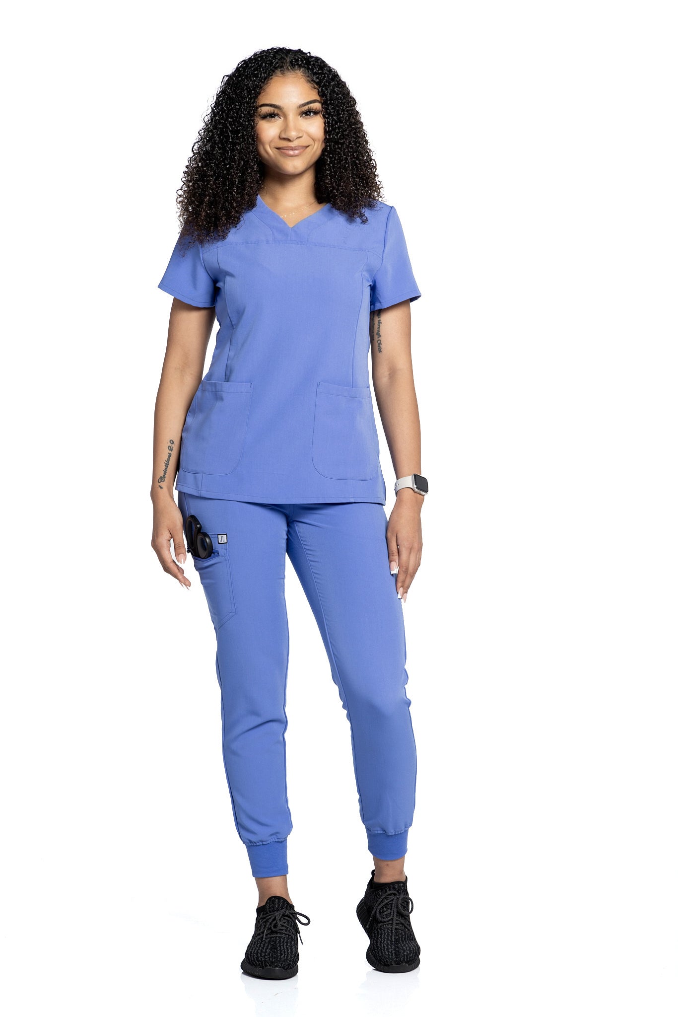 Ceil Blue Classic V-Neck